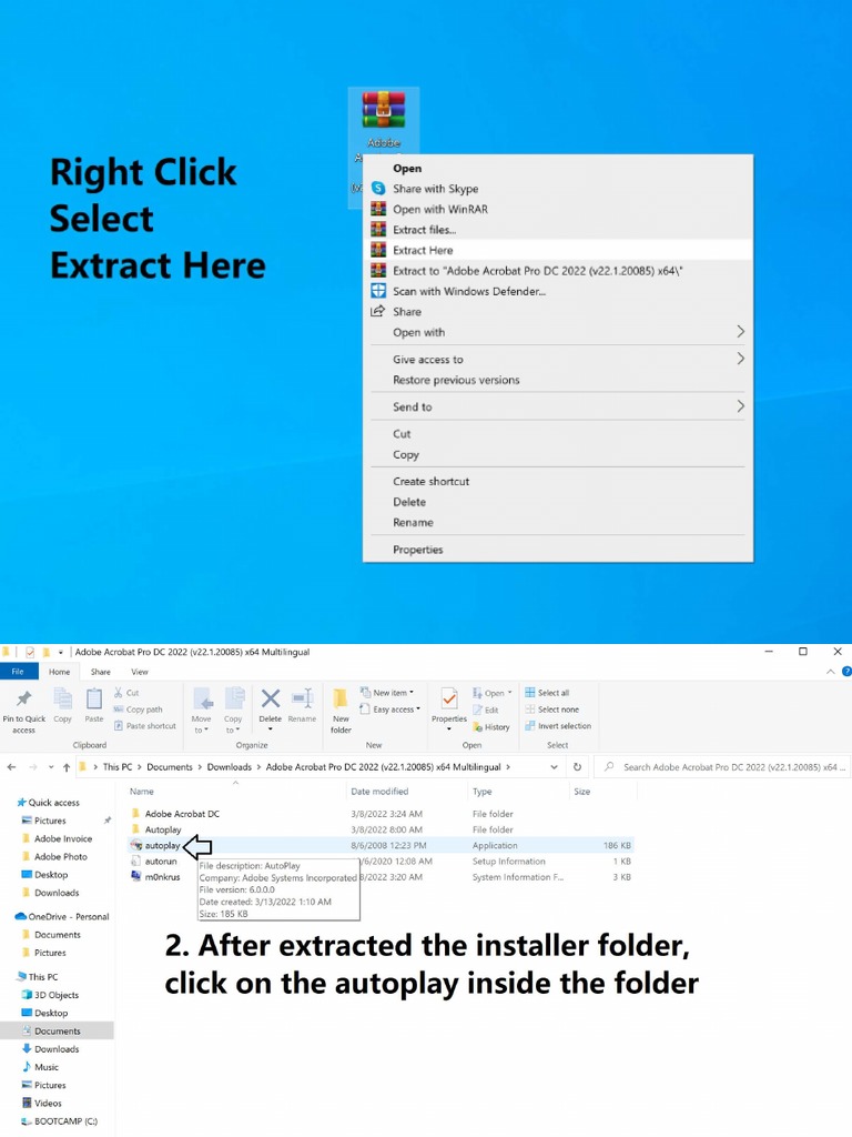 Acrobat 2022 Installation Guide | PDF