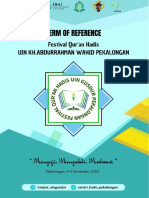 .Term of Reference Pewarisan Sanad Fest QH Uin Gusdur 2022