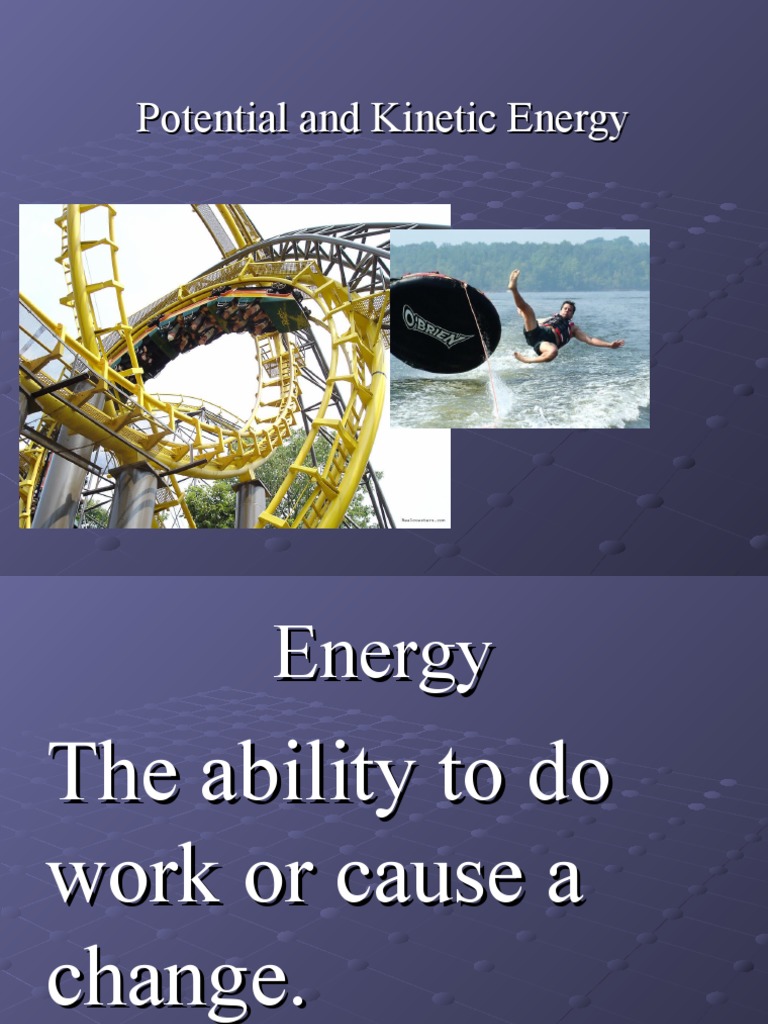 Potential Versus Kinetic Energy Worksheet - Admuscente