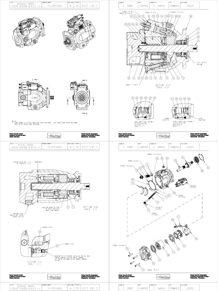 p2 075 Sparepartslist | PDF