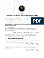 Materi 19 Tiga Keuntungan Hidup Dibawah Naungan Alqur'an