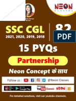 Partnership SSC CGL 2021,2020,2019,2018 Complete PYQs