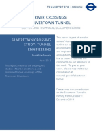 St Silvertown Crossing Study Tunnel Engineering