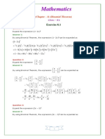 Binomial Theorem