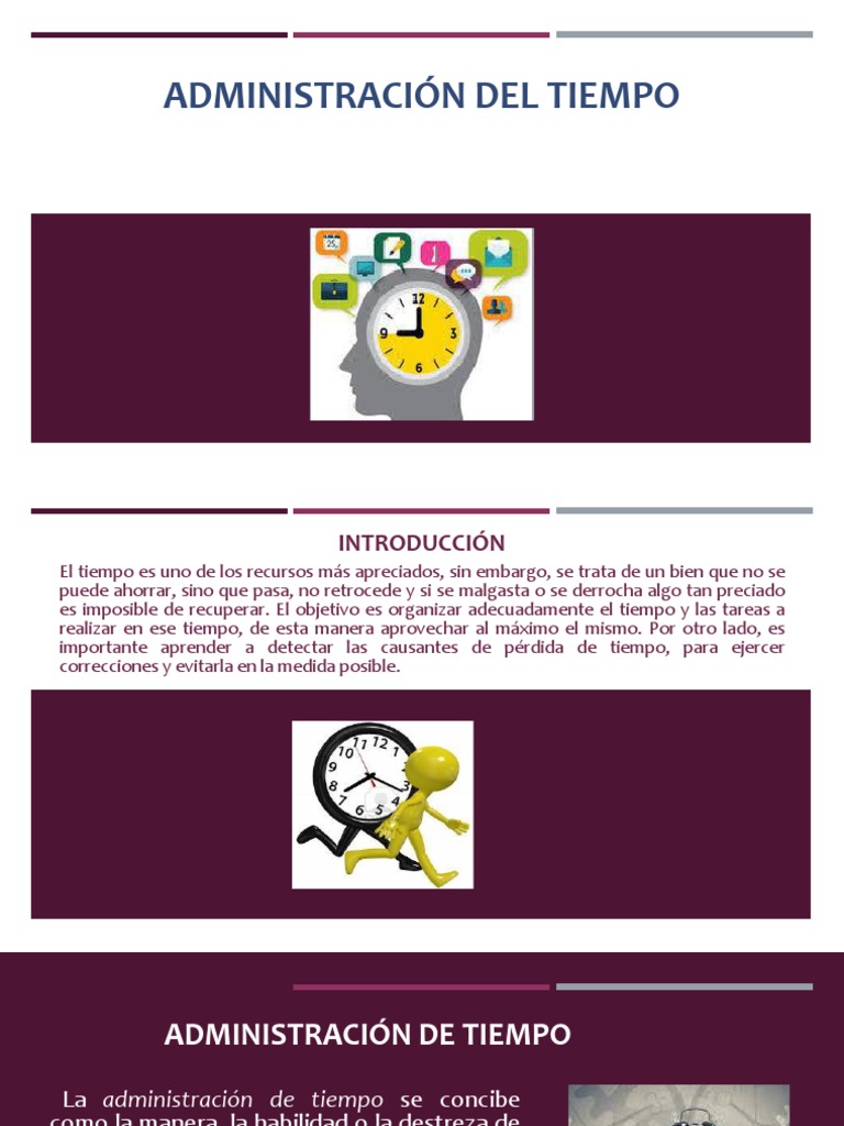 Claves para una Efectiva Gestión del Tiempo | PDF | Planificación ...