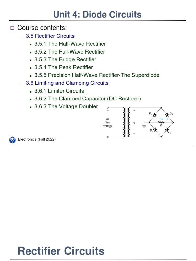Lec 4 PDF Rectifier Computer Engineering