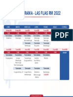 Cronograma Las Fijas - Rm2022