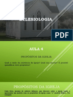 AULA 4 - Propósitos Da Igreja