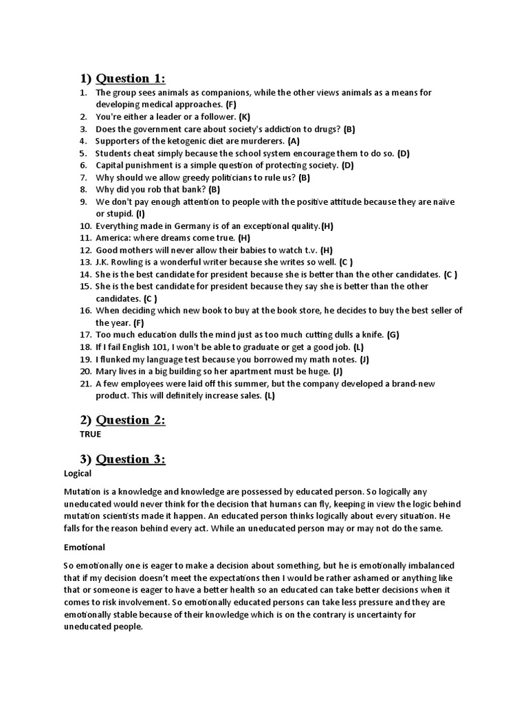 Differences Between Educated and Uneducated People | PDF | Knowledge ...