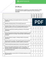 PTSD Checklist For DSM-V (Pcl-5)