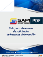 Guía para El Examen de Solicitudes de Patentes de Invención