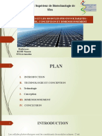 Exposé Dimensionnement Des Cellules Et Modules PV