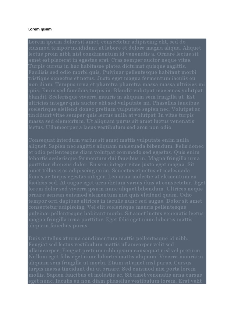 Lorem ipsum pdf
