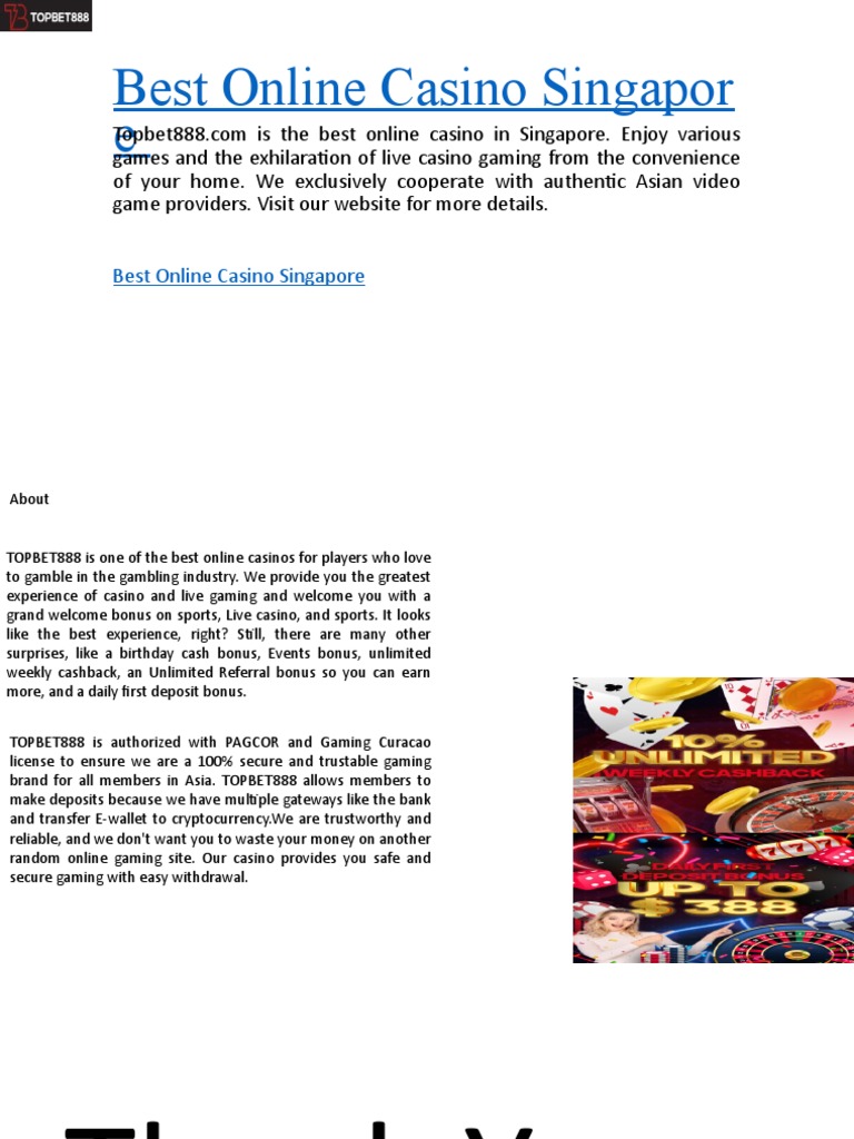 Best Online Casino Singapore | PDF