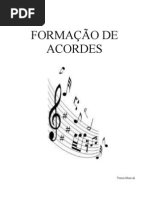 formação de acordes