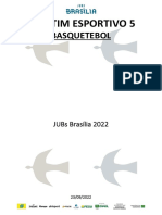 Boletim Esportivo Basquetebol 5 - JUBs Brasília 2022