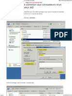 Dossier Partagé Commun Aux Utilisateurs D'un Service Sur Serveur AD