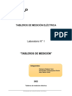 Laboratorio # - 1 Tableros de Medición