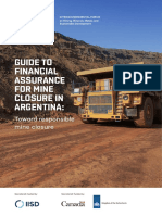 Financially Assured Mine Closure Argentina en