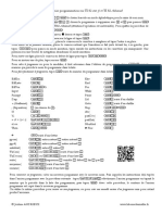 Aide Mémoire Programmation TI82 Stat FR