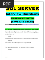 SWL Server Interview Questions Part 2