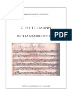 Telemann Suite Orchestra TWV 55G2 Score 0