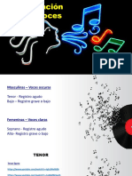 Clasificación de Las Voces