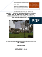 INFORME DE COMITE COVID-19. Octubre San Borja