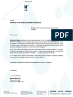 Comunicado Ministerio de Relaciones Exteriores - RAD