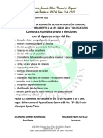 Convocatoria Asamblea Previa