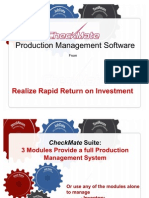 CheckMate Production Manufacturing Presentation