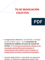 Negociación colectiva: concepto, sujetos, procedimientos y modalidades