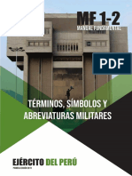 MF 1-2 TERMINOS, SIMBOLOS Y ABREVIATURAS MILITARES Fin