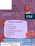 Sindrome Nefrotico VS Nefritico