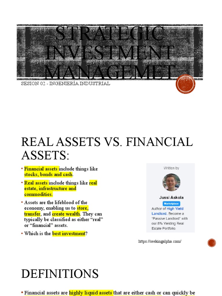 Real Assets vs. Financial Assets Download Free PDF Diversification