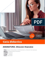 Guía Didáctica CF Dirección Financiera MMBA 2022-2023