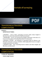 Traversing & Traverse Computation