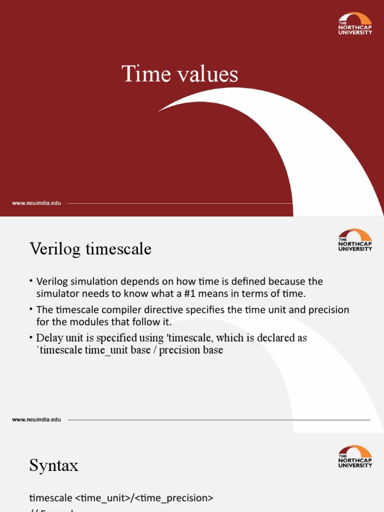 Time Values PDF