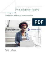 ServiceNow Integrations With Microsoft Teams Installation Guide