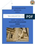 Baumgarten y Kant