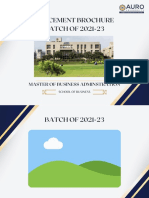 Placement Brochure