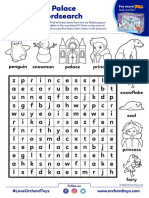 Ice Palace Wordsearch Activity Sheet