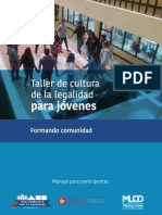 Manual Taller Cultura de La Legalidad para Jóvenes RCXTS Azcapotzalco
