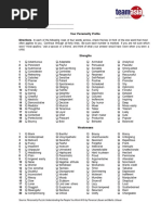 Personality Plus Assessment Tool | PDF | Psychological Concepts ...