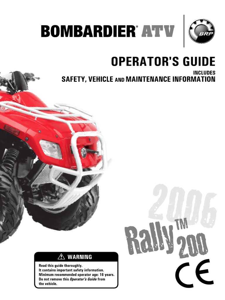 Rally 200 | PDF | Brake | Vehicles