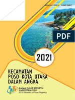 Kecamatan Poso Kota Utara Dalam Angka 2021