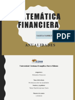 Matemática Financiera: Anualidades