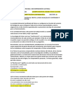 Prueba de Comprensión de Textos - Quispe Santos, Cesar Jean Claude