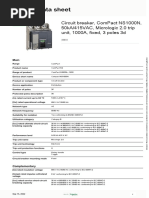 Schneider NS1000N MCCB