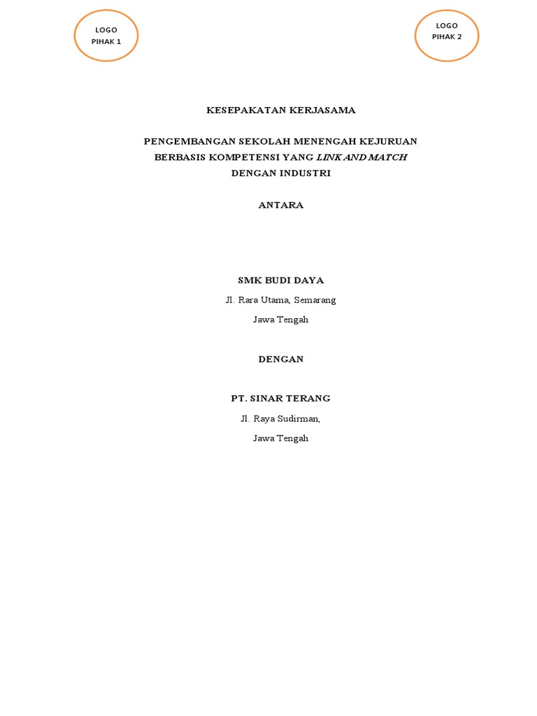 Memorandum Of Understanding Pdf
